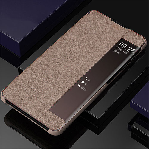Leather Case Stands Flip Cover T06 Holder for Samsung Galaxy Note 10 Rose Gold