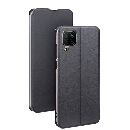 Leather Case Stands Flip Cover T07 Holder for Huawei P40 Lite Black