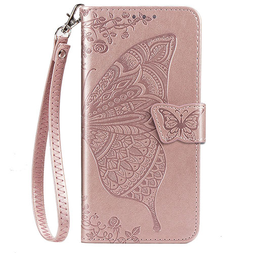 Leather Case Stands Flip Cover T07 Holder for Xiaomi Mi 10 Pro Rose Gold