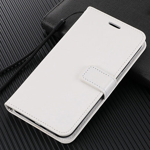 Leather Case Stands Flip Cover T08 Holder for Oppo Find X2 White