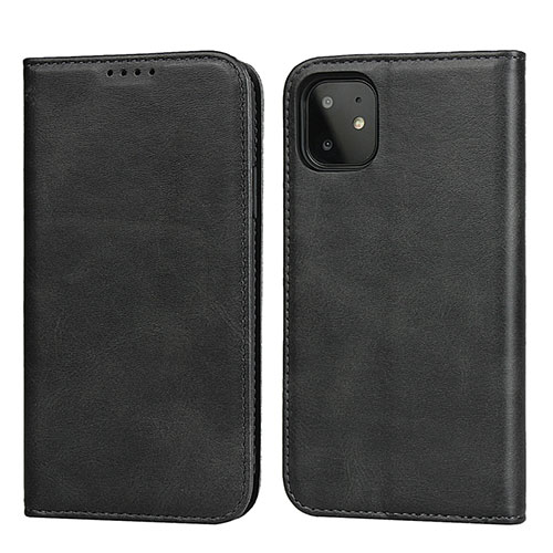 Leather Case Stands Flip Cover T09 Holder for Apple iPhone 11 Black