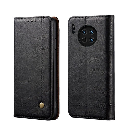 Leather Case Stands Flip Cover T09 Holder for Huawei Mate 30 5G Black