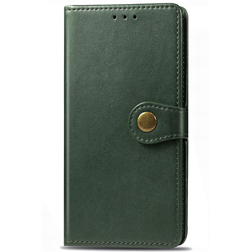 Leather Case Stands Flip Cover T09 Holder for Huawei P40 Green