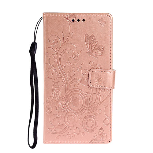 Leather Case Stands Flip Cover T09 Holder for Huawei P40 Pro Rose Gold