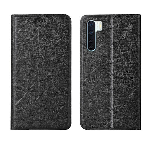 Leather Case Stands Flip Cover T09 Holder for Oppo K7 5G Black