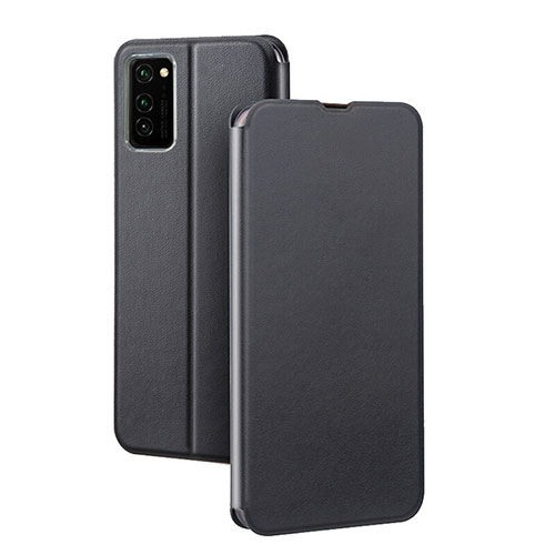 Leather Case Stands Flip Cover T10 Holder for Huawei Honor View 30 5G Black