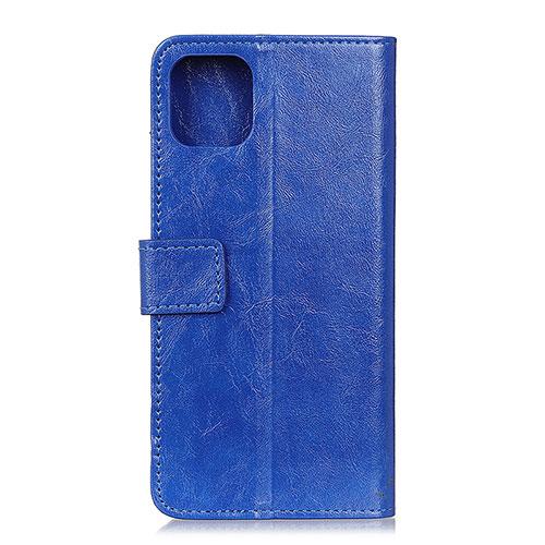 Leather Case Stands Flip Cover T10 Holder for Xiaomi Mi 11 5G Blue