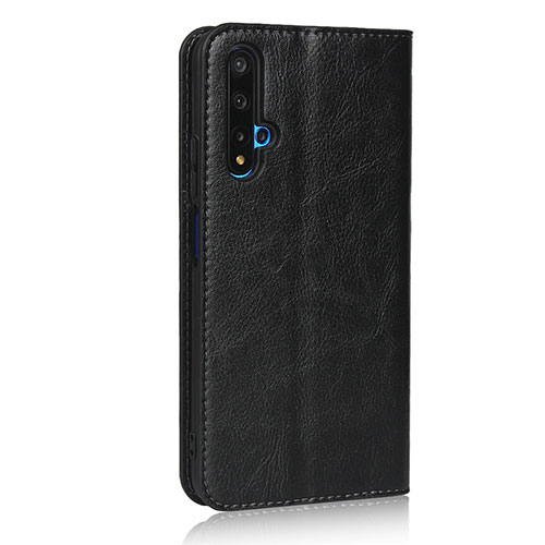 Leather Case Stands Flip Cover T11 Holder for Huawei Honor 20 Black