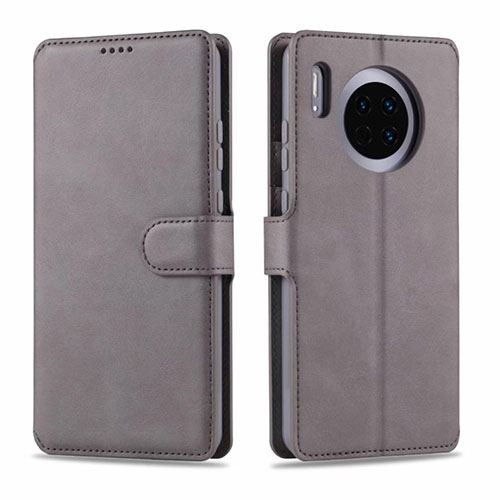 Leather Case Stands Flip Cover T11 Holder for Huawei Mate 30 Gray