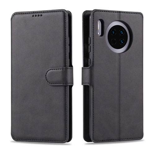 Leather Case Stands Flip Cover T11 Holder for Huawei Mate 30 Pro 5G Black
