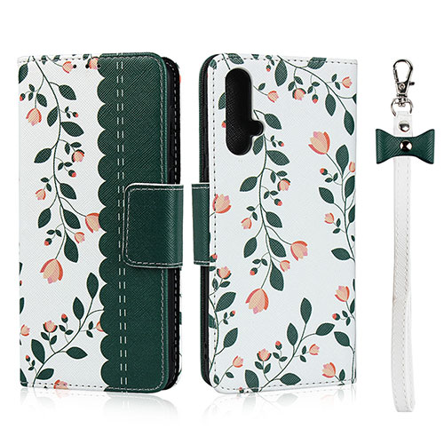 Leather Case Stands Flip Cover T11 Holder for Huawei Nova 5 Pro Green