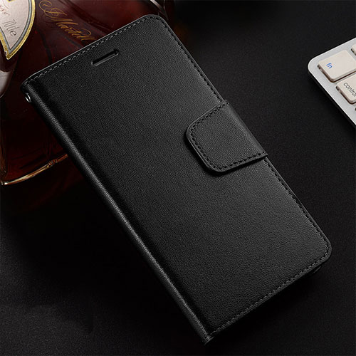 Leather Case Stands Flip Cover T12 Holder for Huawei Honor 20E Black