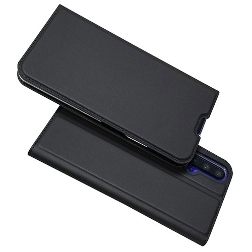Leather Case Stands Flip Cover T12 Holder for Huawei Nova 5T Black