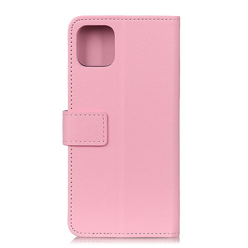 Leather Case Stands Flip Cover T12 Holder for Xiaomi Mi 11 5G Pink