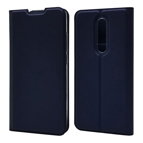 Leather Case Stands Flip Cover T12 Holder for Xiaomi Redmi K20 Blue