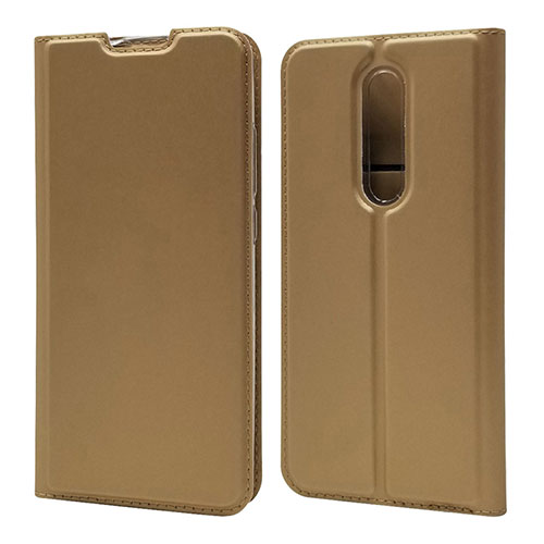 Leather Case Stands Flip Cover T12 Holder for Xiaomi Redmi K20 Pro Gold