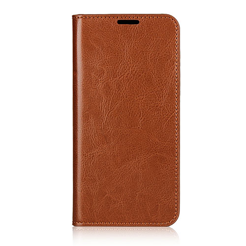 Leather Case Stands Flip Cover T14 Holder for Huawei P40 Pro Orange