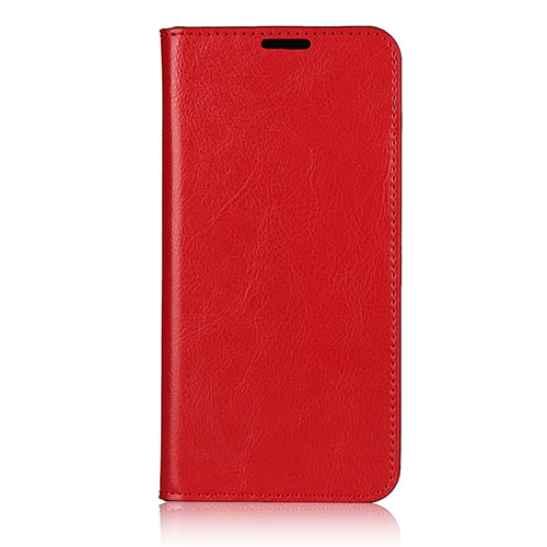 Leather Case Stands Flip Cover T14 Holder for Huawei P40 Pro Red