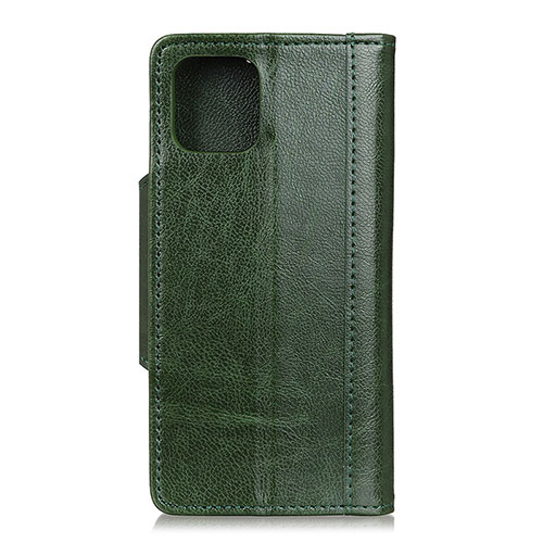 Leather Case Stands Flip Cover T14 Holder for Xiaomi Mi 11 5G Green