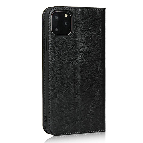 Leather Case Stands Flip Cover T18 Holder for Apple iPhone 11 Pro Black