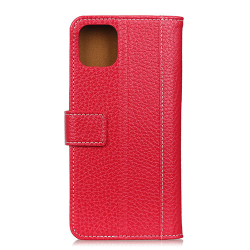 Leather Case Stands Flip Cover T19 Holder for Xiaomi Mi 11 5G Red