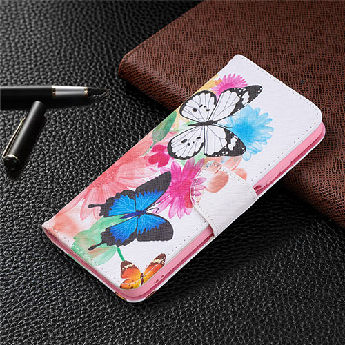 Leather Case Stands Flip Cover T19 Holder for Xiaomi Poco M3 Mixed