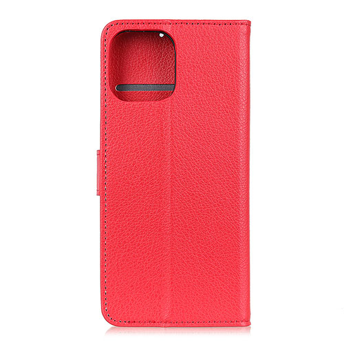 Leather Case Stands Flip Cover T25 Holder for Xiaomi Mi 11 5G Red