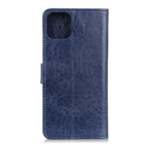 Leather Case Stands Flip Cover T26 Holder for Xiaomi Mi 11 5G Blue