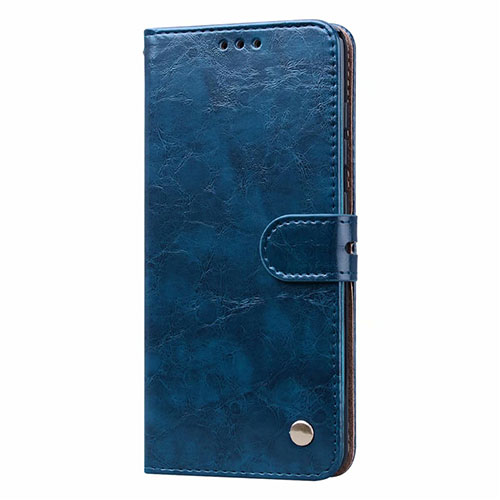 Leather Case Stands Flip Cover Z02 Holder for Samsung Galaxy A51 5G Sky Blue