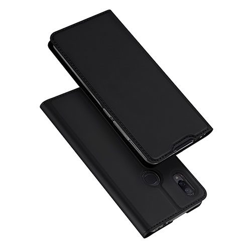 Leather Case Stands Flip Holder Cover for Xiaomi Redmi Note 7 Black