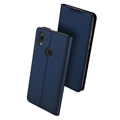 Leather Case Stands Flip Holder Cover L01 for Huawei P Smart (2019) Blue