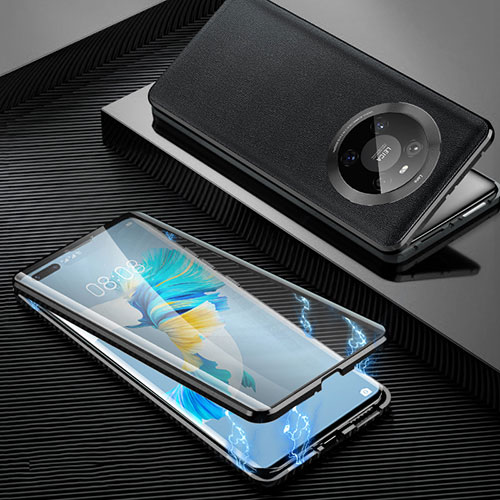 Luxury Aluminum Metal Cover Case 360 Degrees K01 for Huawei Mate 40E Pro 4G Black