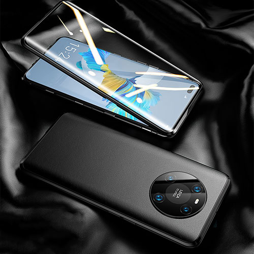Luxury Aluminum Metal Cover Case 360 Degrees K02 for Huawei Mate 40 Pro Black