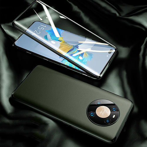 Luxury Aluminum Metal Cover Case 360 Degrees K02 for Huawei Mate 40E Pro 5G Green