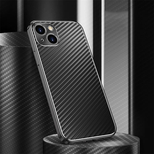 Luxury Aluminum Metal Cover Case 360 Degrees M01 for Apple iPhone 13 Mini Black