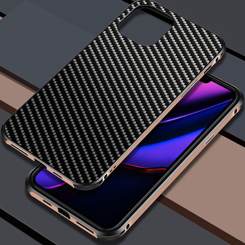 Luxury Aluminum Metal Cover Case for Apple iPhone 11 Gold