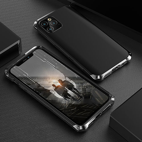 Luxury Aluminum Metal Cover Case for Apple iPhone 11 Pro Max Black