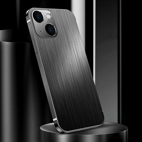 Luxury Aluminum Metal Cover Case for Apple iPhone 13 Black