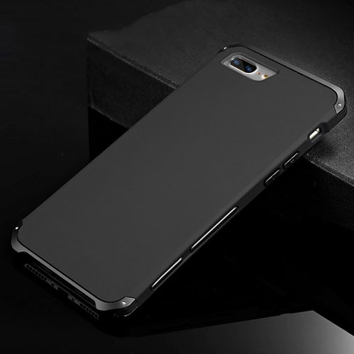 Luxury Aluminum Metal Cover Case for Apple iPhone 8 Plus Black