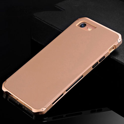 Luxury Aluminum Metal Cover Case for Apple iPhone SE (2020) Gold