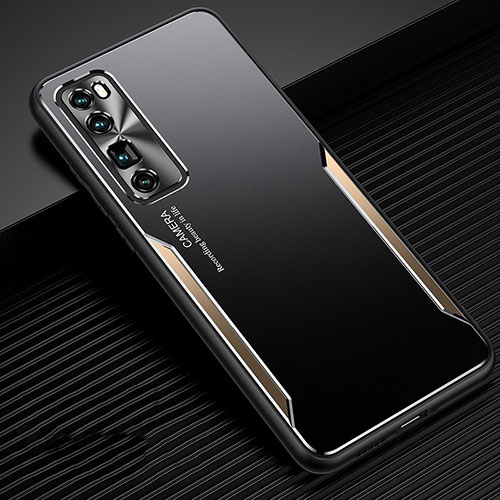 Luxury Aluminum Metal Cover Case for Huawei Nova 7 Pro 5G Gold