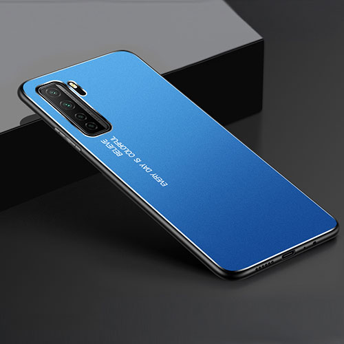 Luxury Aluminum Metal Cover Case for Huawei Nova 7 SE 5G Blue