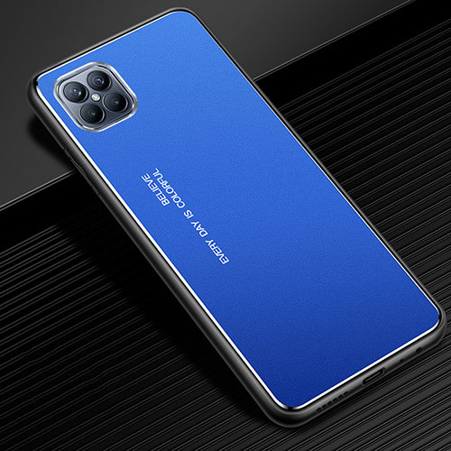 Luxury Aluminum Metal Cover Case for Huawei Nova 8 SE 5G Blue