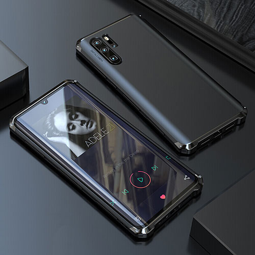 Luxury Aluminum Metal Cover Case for Huawei P30 Pro Black