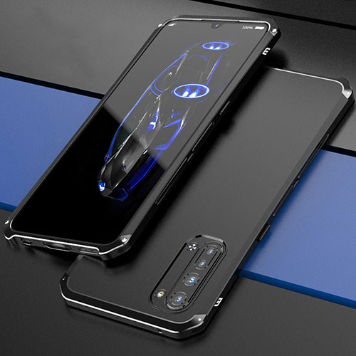 Luxury Aluminum Metal Cover Case for Oppo Find X2 Lite Black