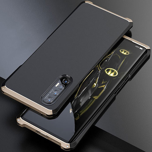 Luxury Aluminum Metal Cover Case for Oppo Find X2 Neo Gold