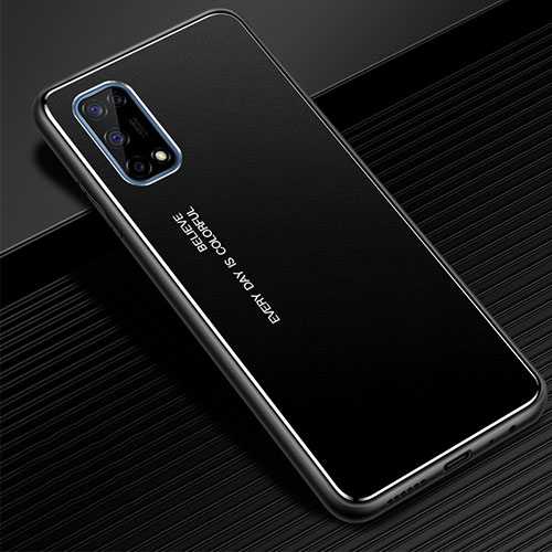 Luxury Aluminum Metal Cover Case for Realme X7 5G Black