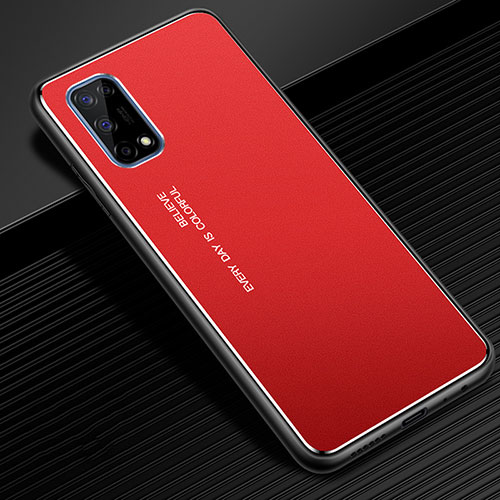 Luxury Aluminum Metal Cover Case for Realme X7 Pro 5G Red