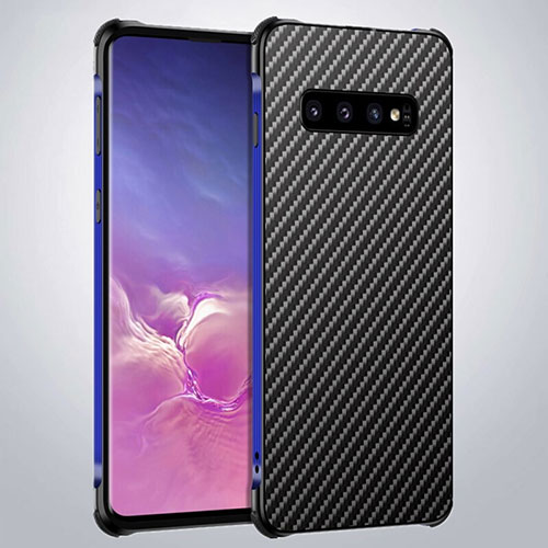 Luxury Aluminum Metal Cover Case for Samsung Galaxy S10 Plus Blue