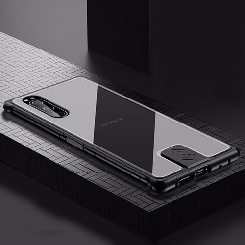 Luxury Aluminum Metal Cover Case for Sony Xperia 5 Black